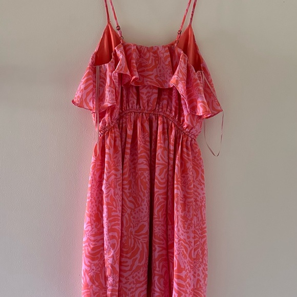 Lily Pulitzer Coral Sleeveless Dress - Picture 2 of 5